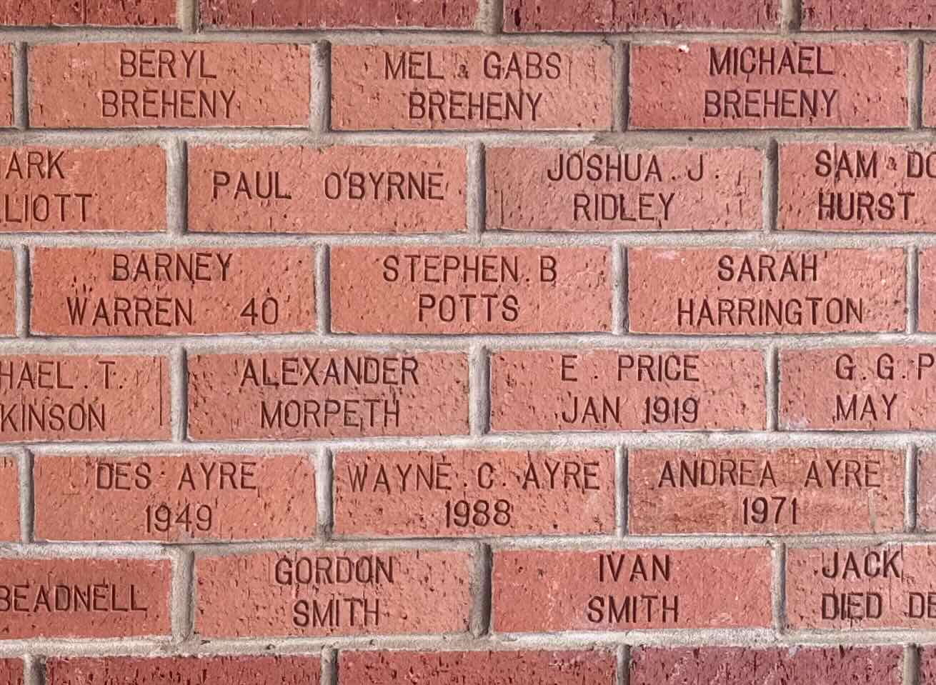 Image of brick for BERYL BREHENY