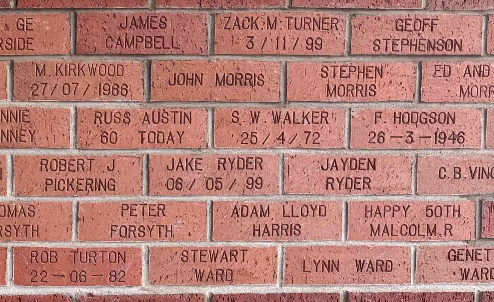 Image of brick for ROB TURTON 22-06-82