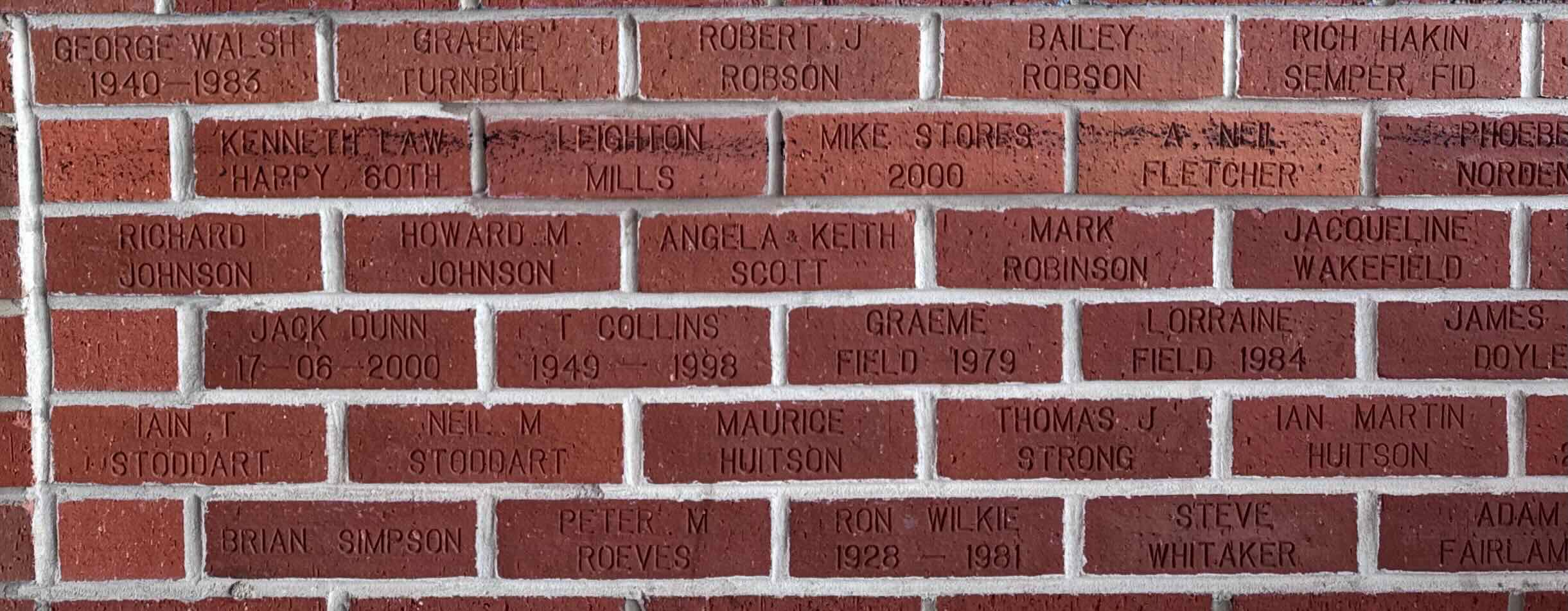 Image of brick for GEORGE WALSH 1940-1983
