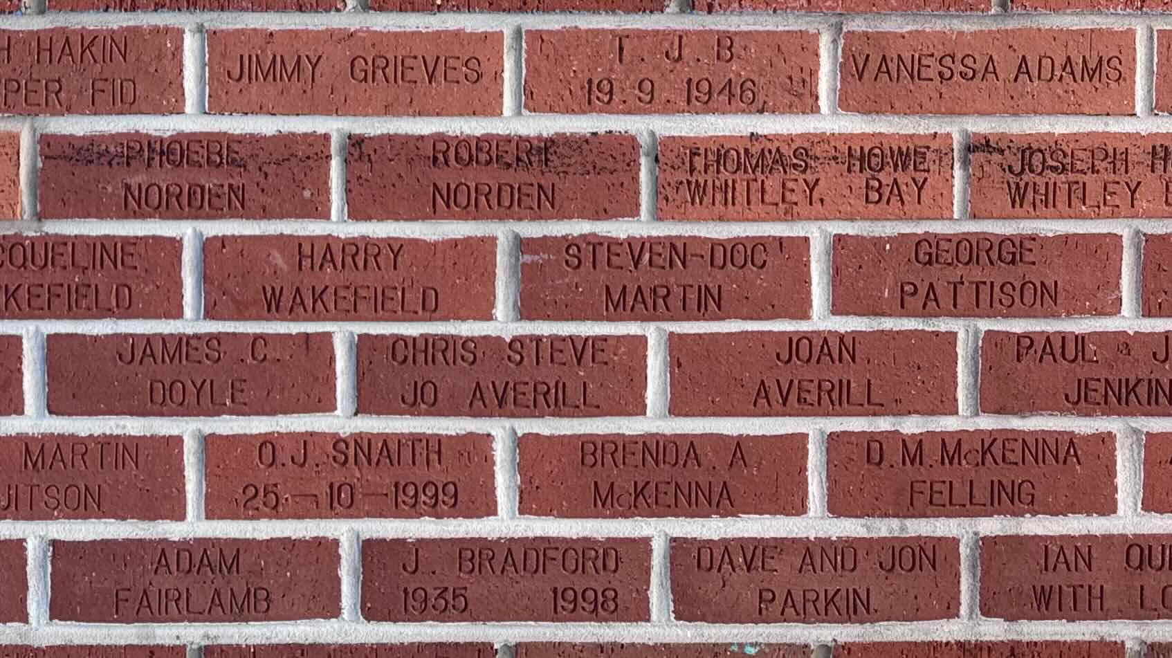 Image of brick for THOMAS HOWE WHITLEY BAY