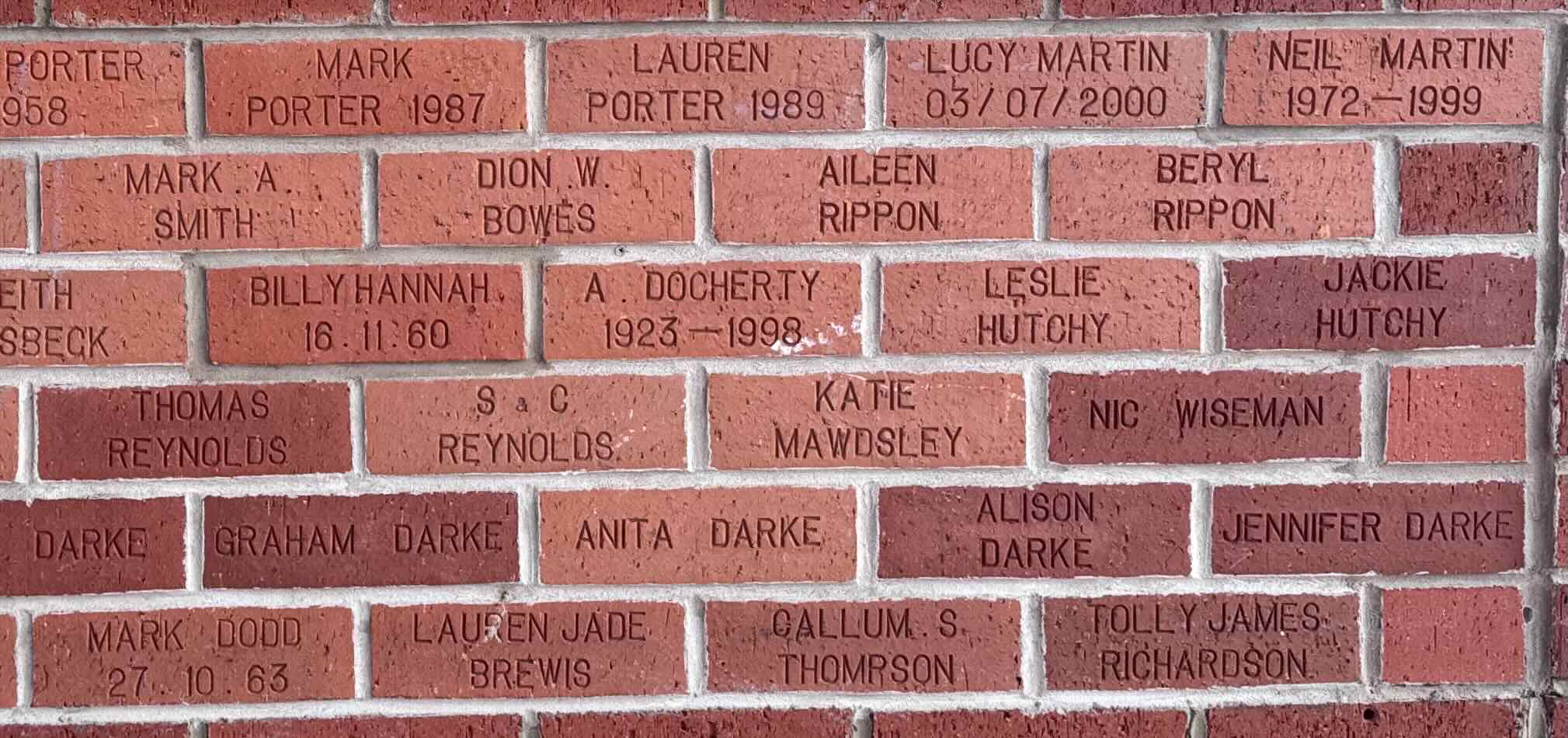 Image of brick for THOMAS REYNOLDS
