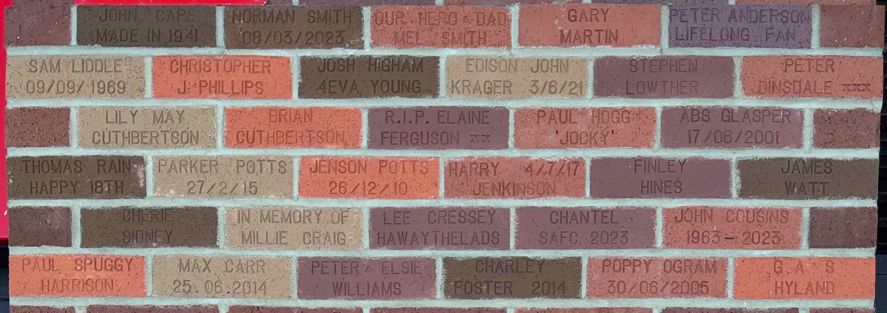 Image of brick for ABS GLASPER 17/06/2001