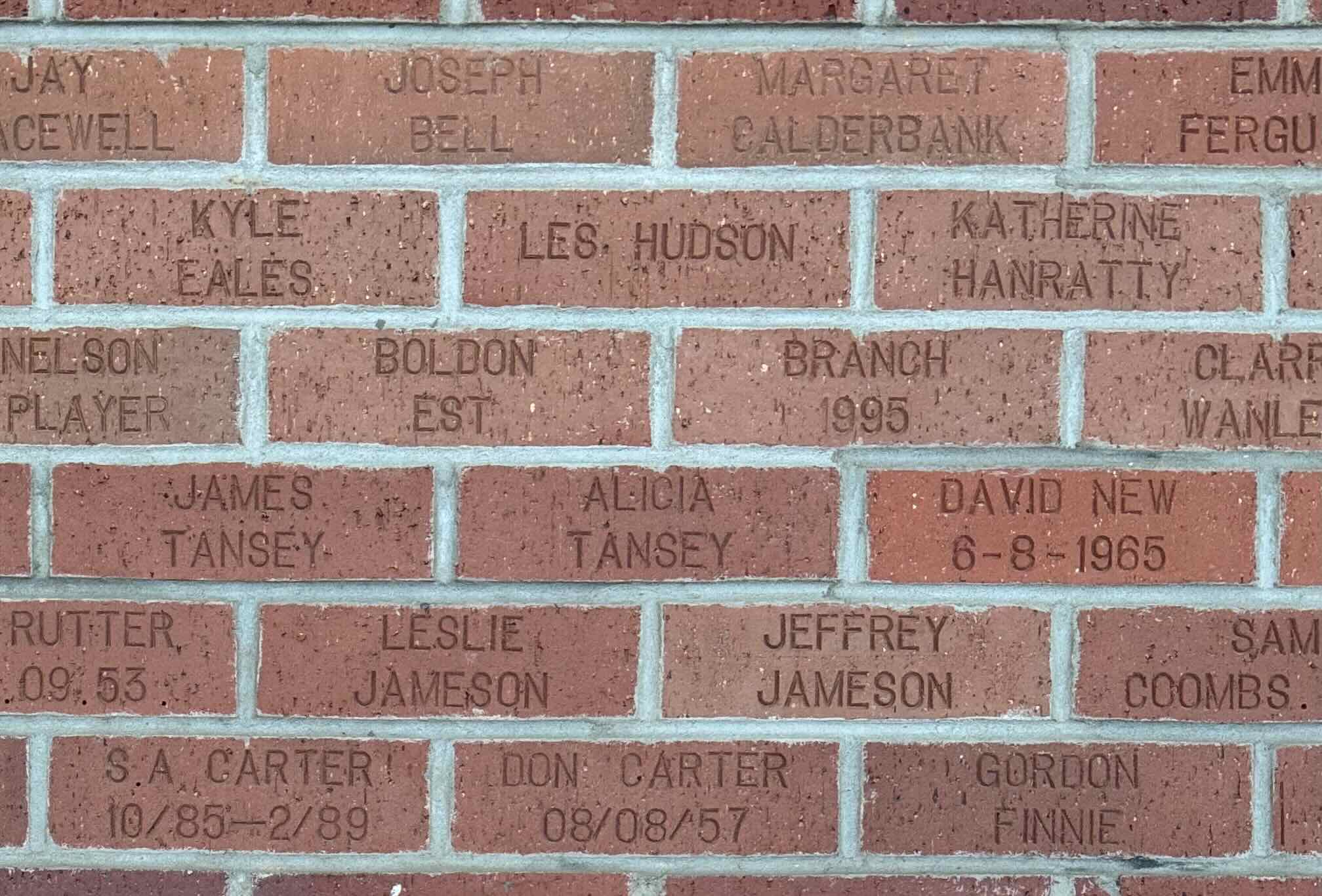 Image of brick for JAMES TANSEY