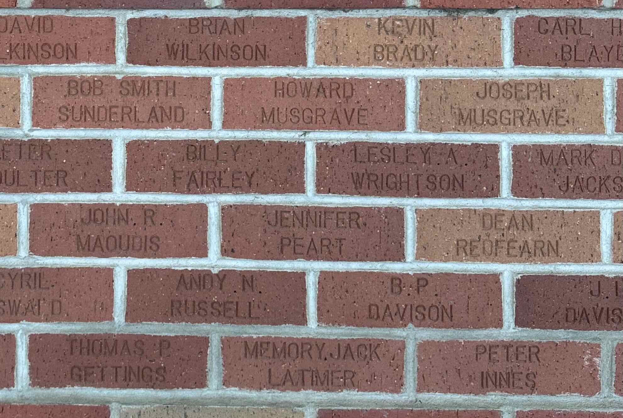 Image of brick for DAVID WILKINSON