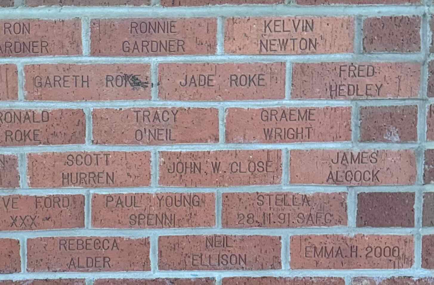 Image of brick for FRED HEDLEY