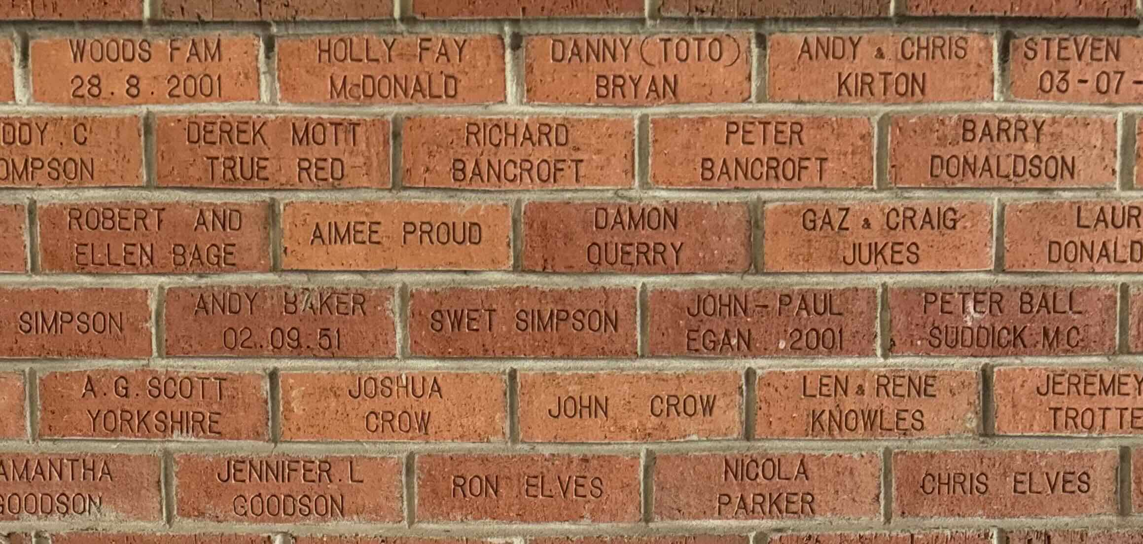 Image of brick for DEREK MOTT TRUE RED
