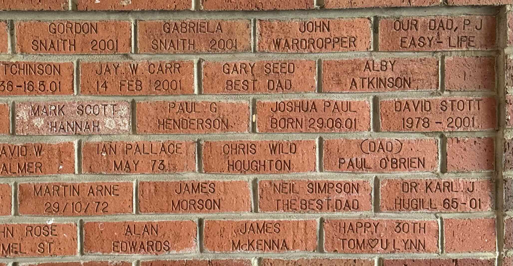 Image of brick for DAVID STOTT 1978 - 2001