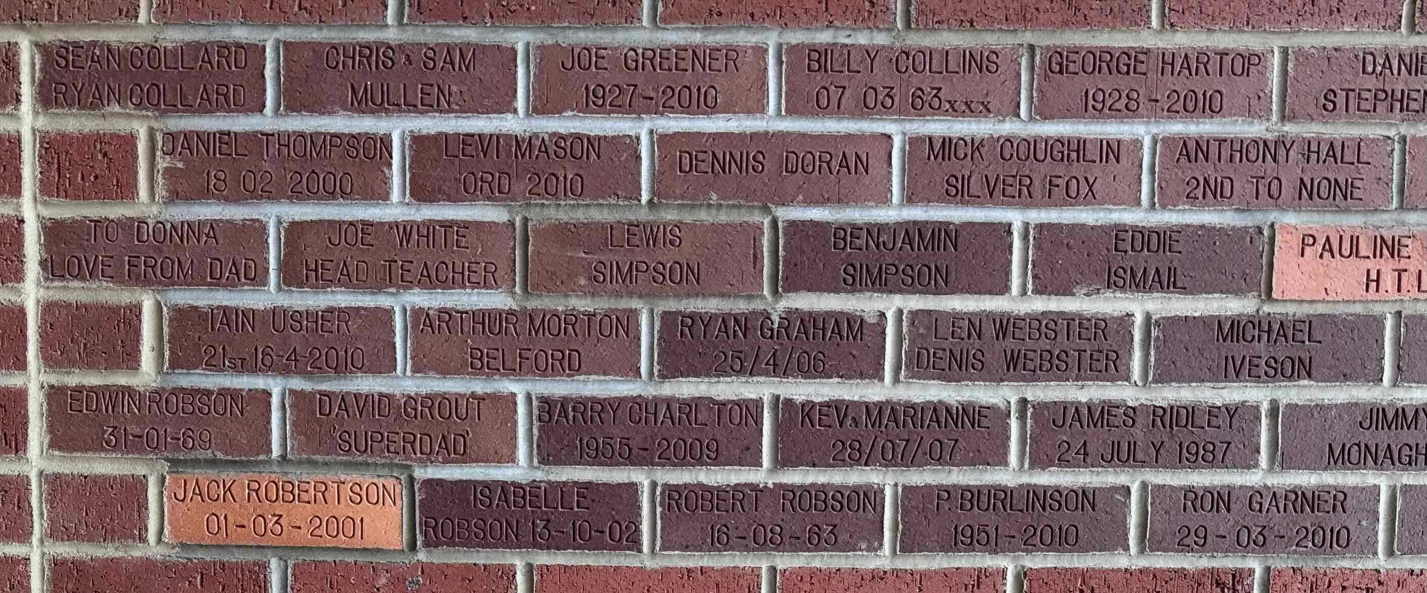Image of brick for CHRIS & SAM MULLEN