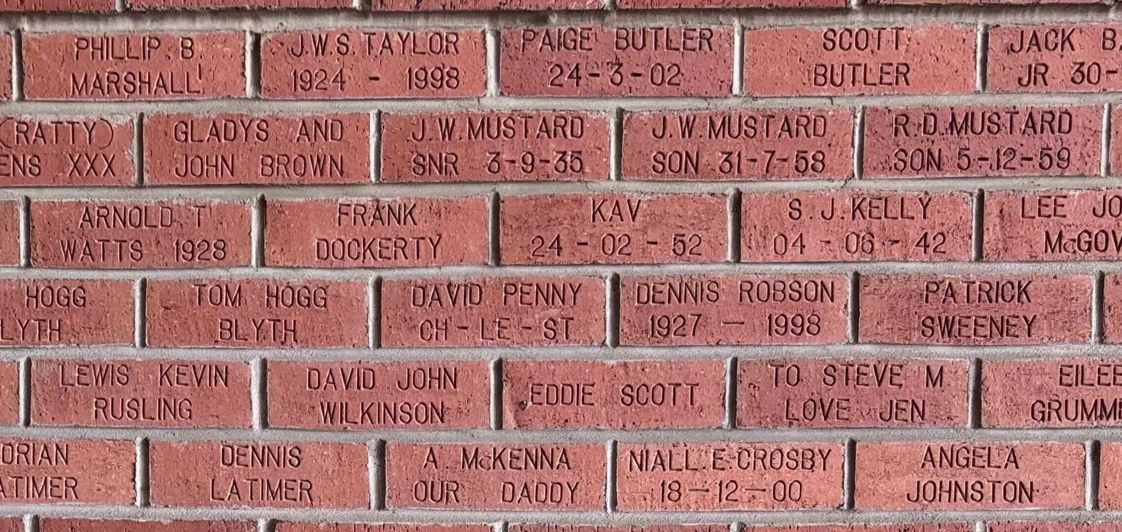 Image of brick for SCOTT BUTLER