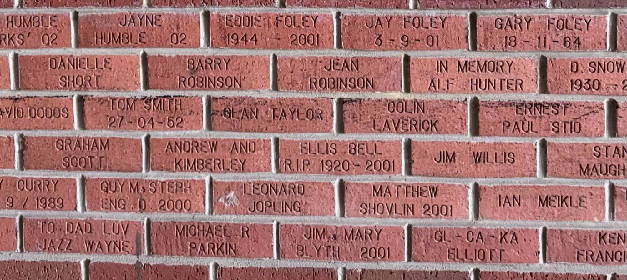 Image of brick for EDDIE FOLEY 1944-2001