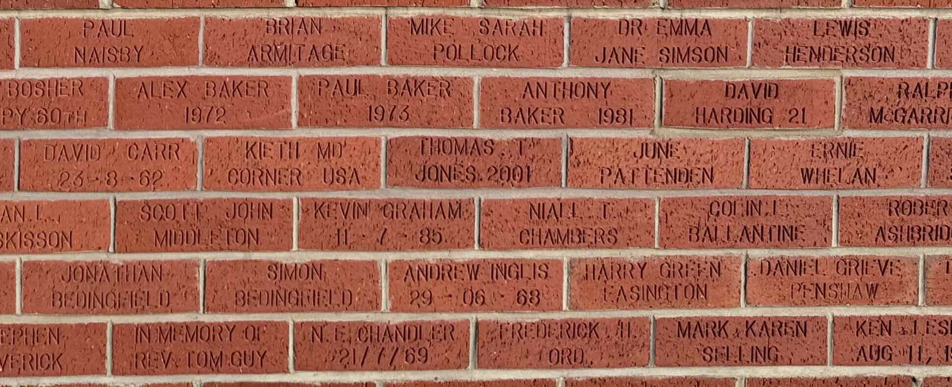 Image of brick for KEVIN GRAHAM 11/7/85