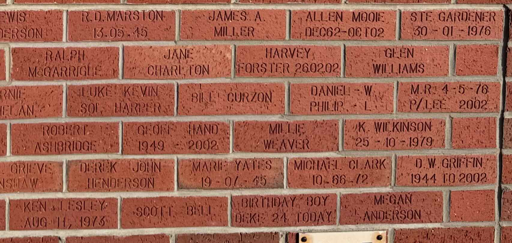 Image of brick for JANE CHARLTON