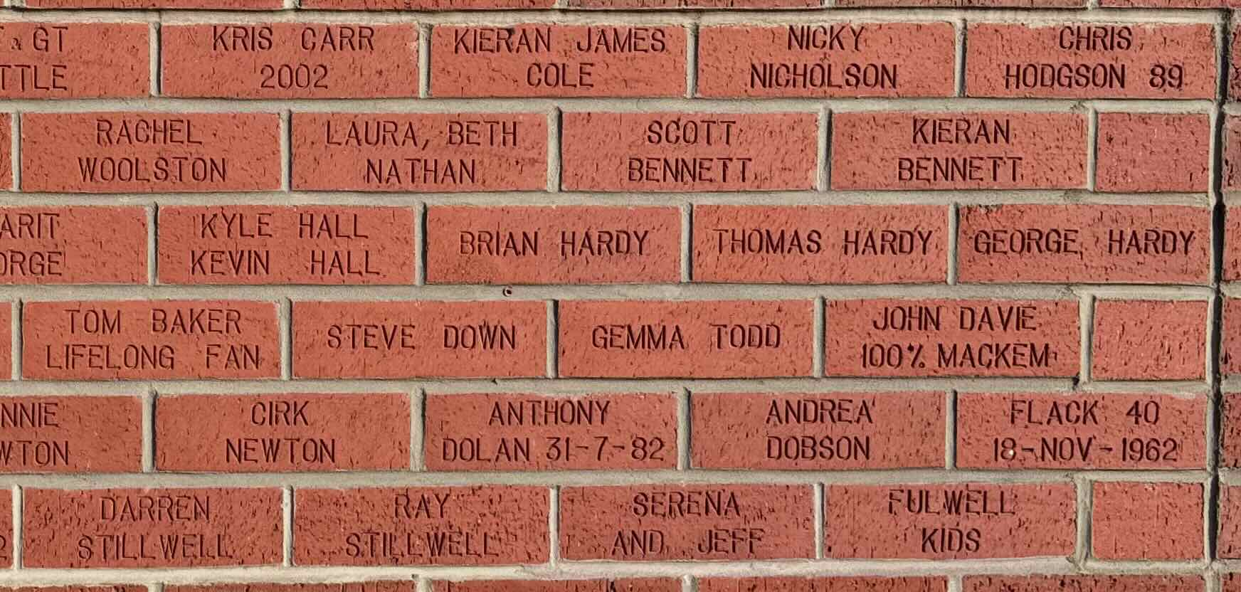 Image of brick for KIERAN JAMES COLE