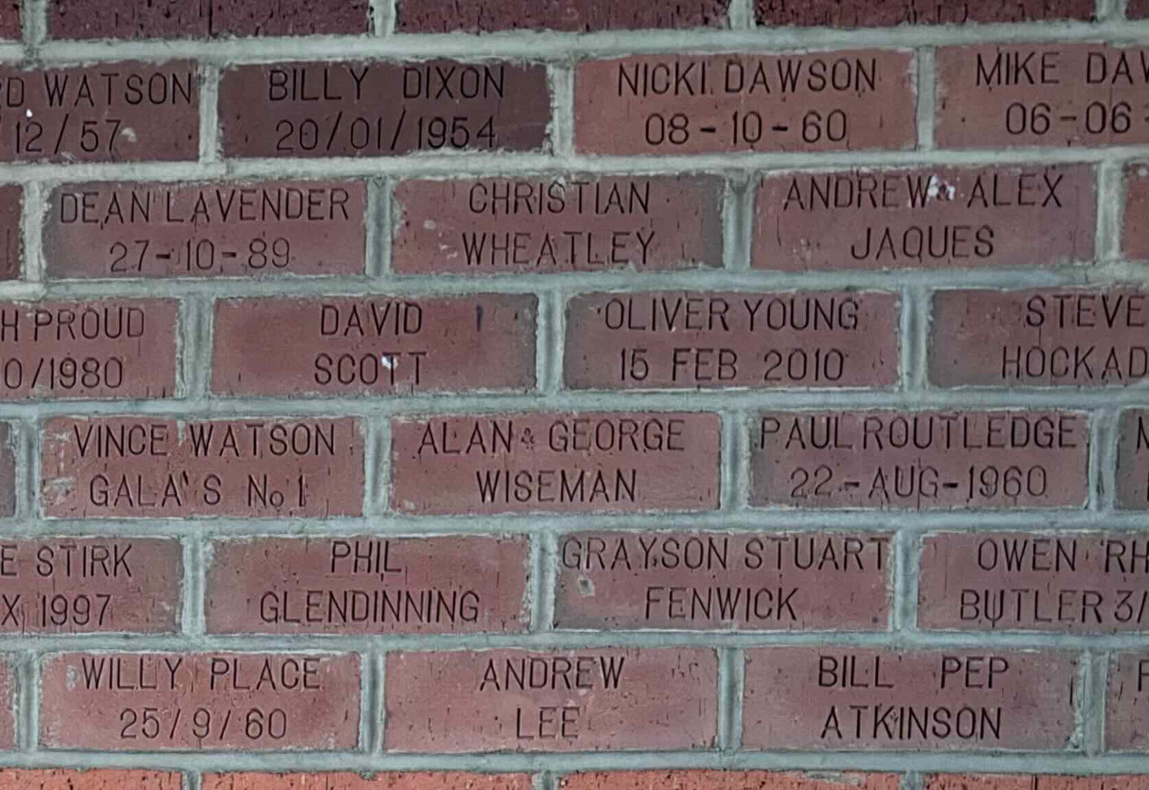 Image of brick for NICKI DAWSON 08-10-60