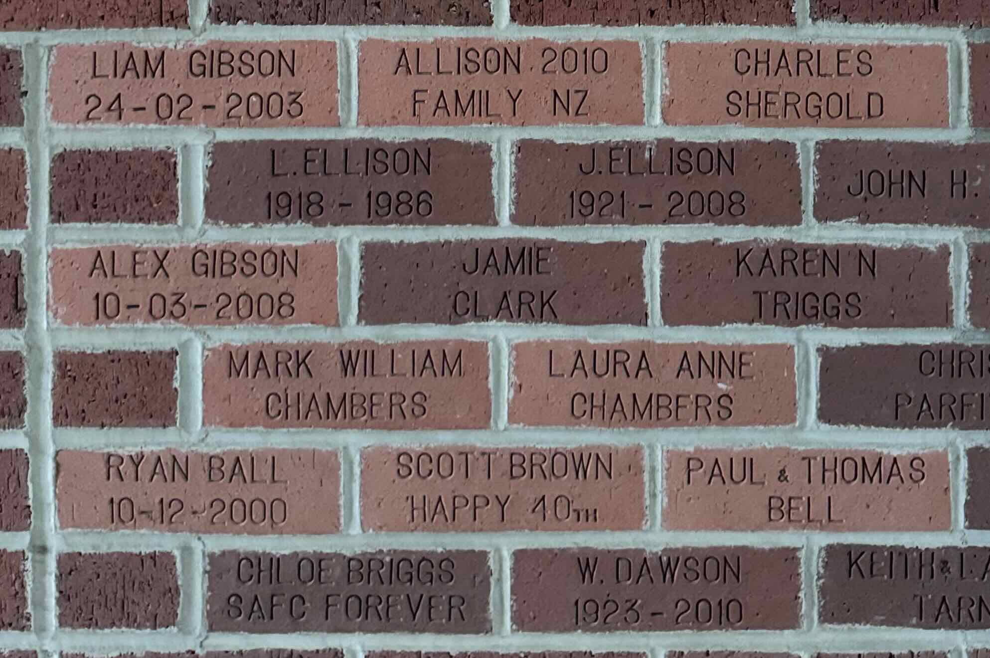 Image of brick for LAURA ANNE CHAMBERS