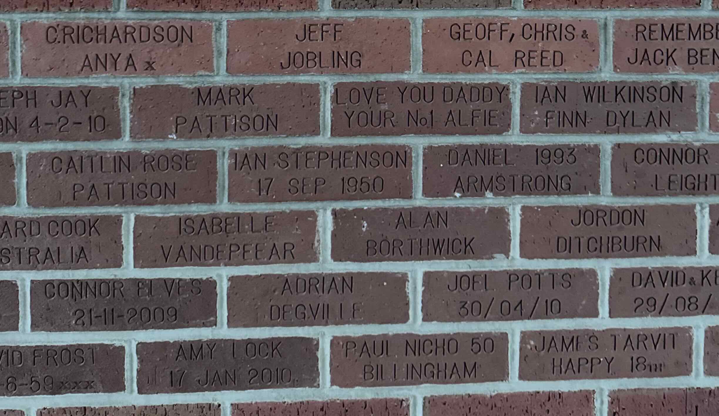 Image of brick for MARK PATTISON