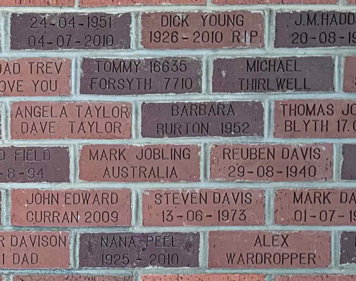 Image of brick for BARBARA BURTON 1952