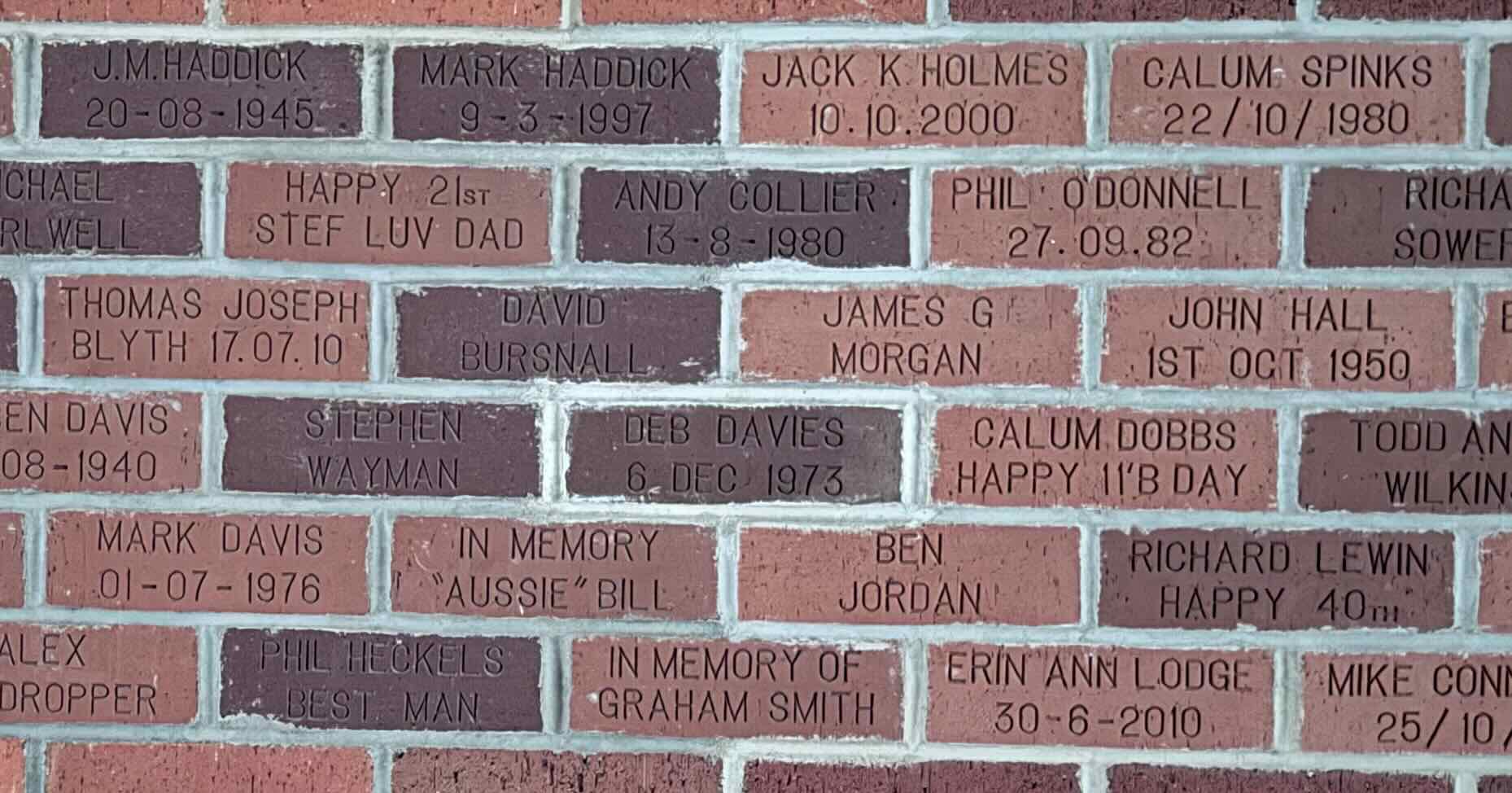 Image of brick for PHIL O'DONNELL 27.09.82