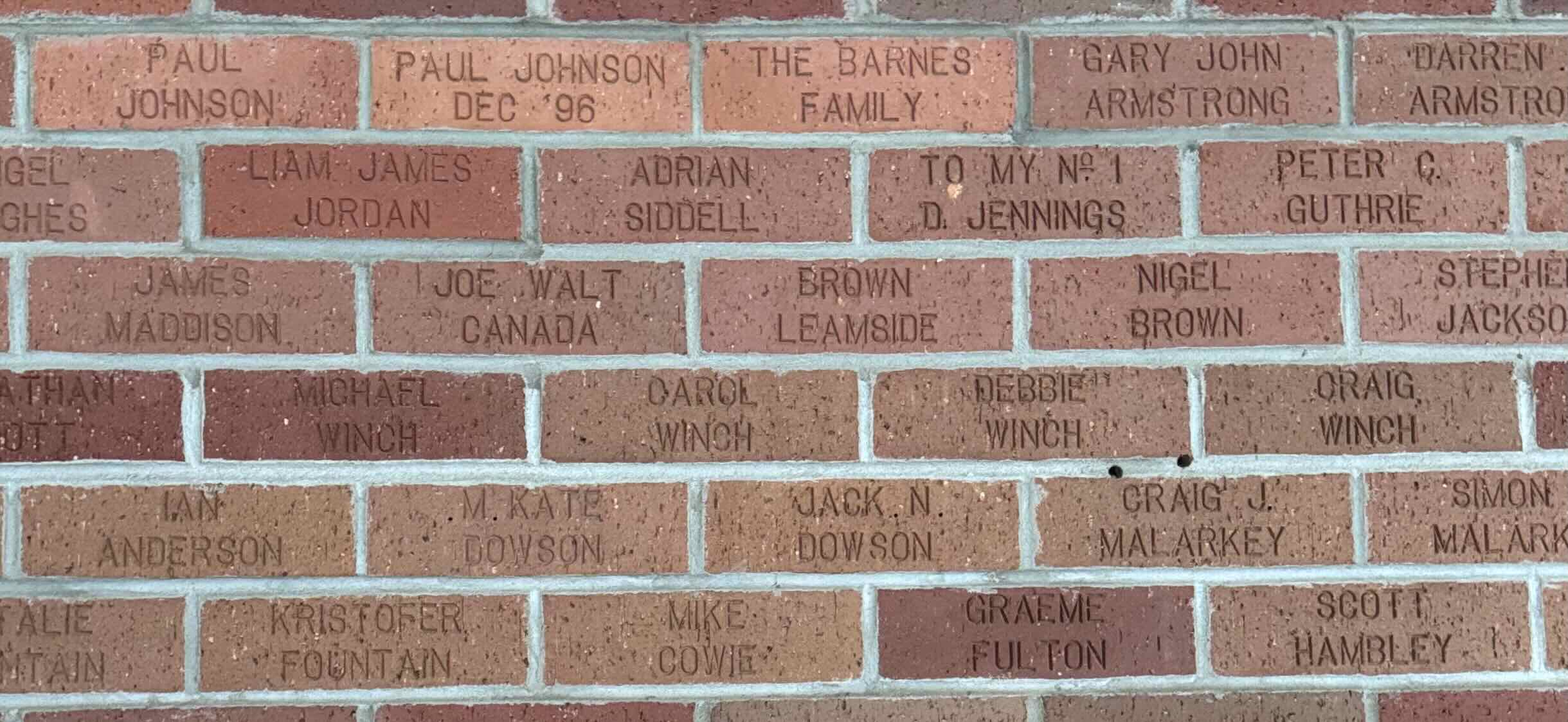 Image of brick for LIAM JAMES JORDAN