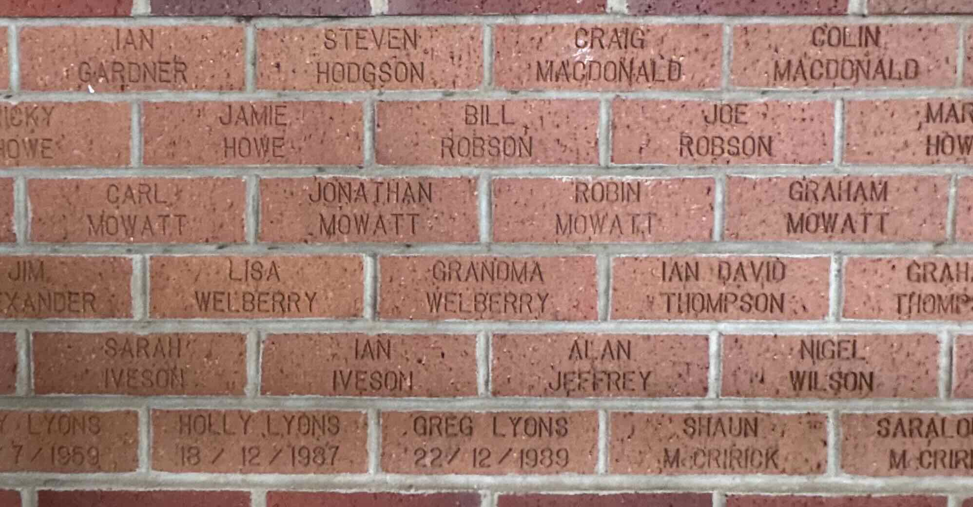 Image of brick for CARL MOWATT