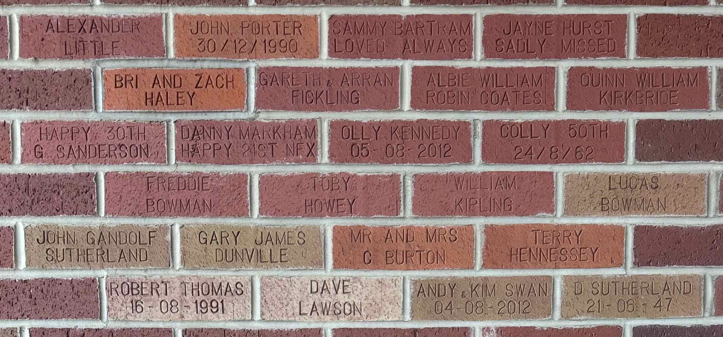 Image of brick for COLLY 50TH 24/8/62