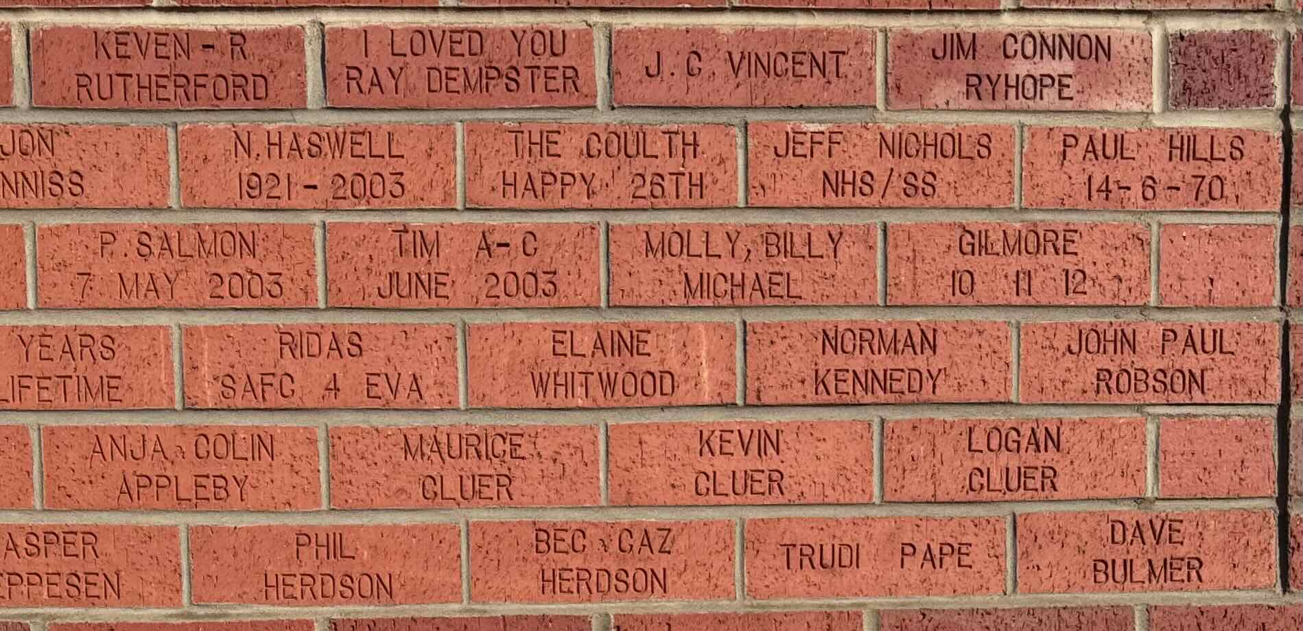 Image of brick for JEFF NICHOLS NHS/SS