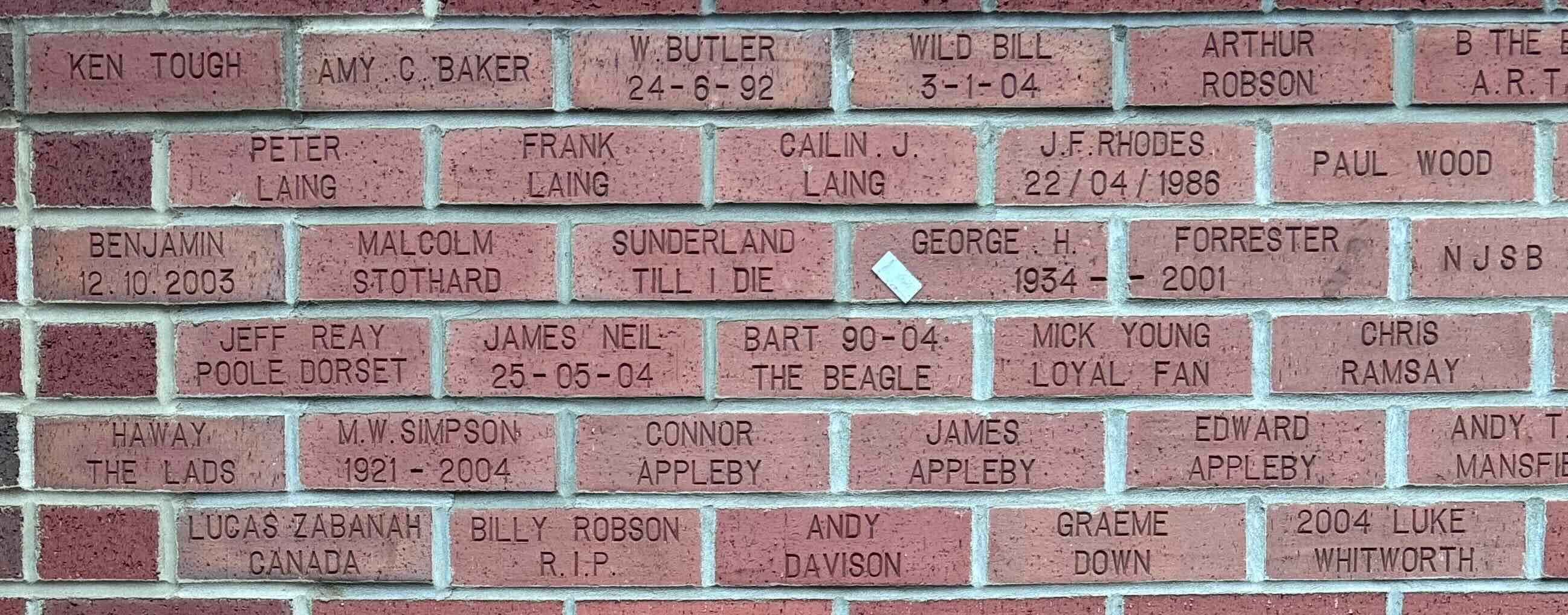 Image of brick for GEORGE H. 1934-