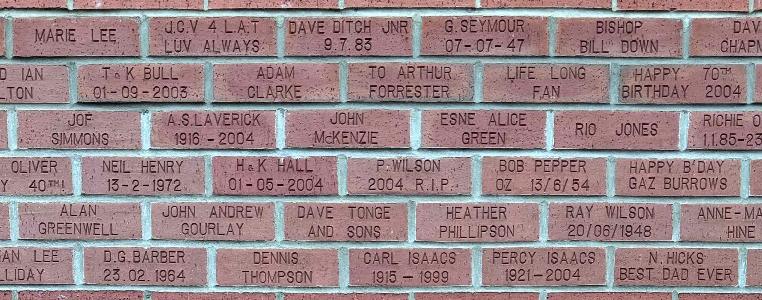 Image of brick for ADAM CLARKE