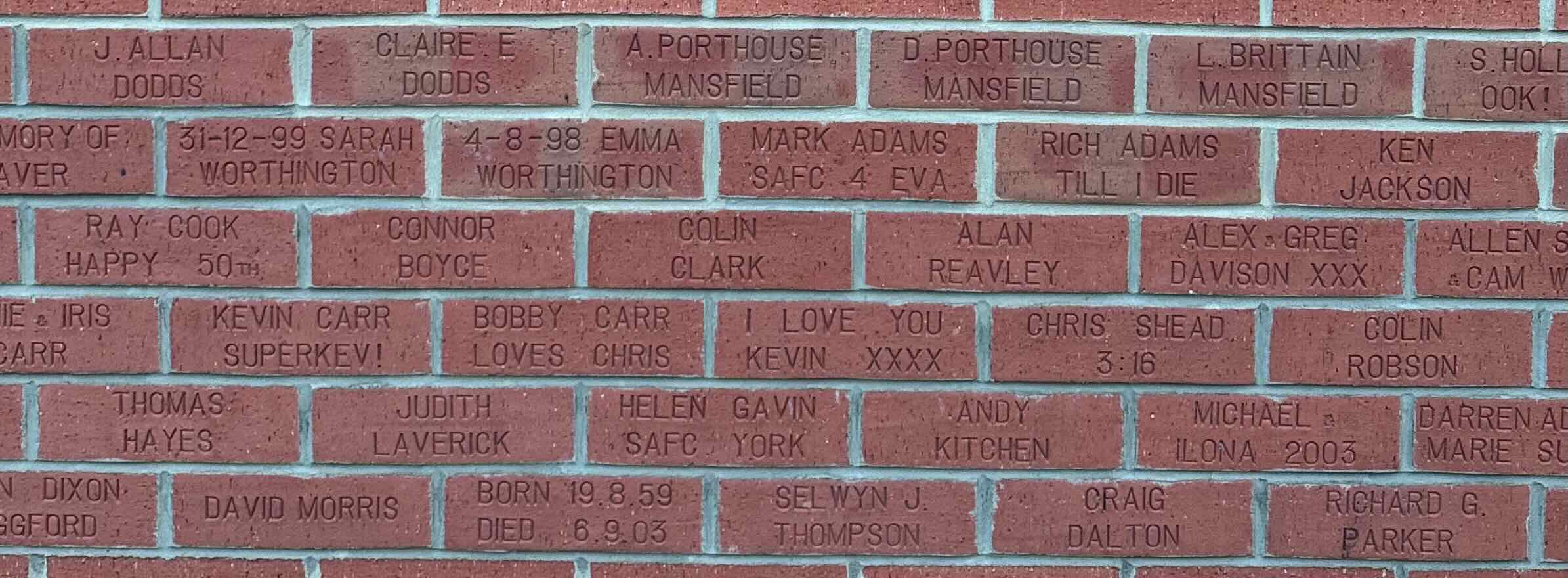 Image of brick for CLAIRE E DODDS