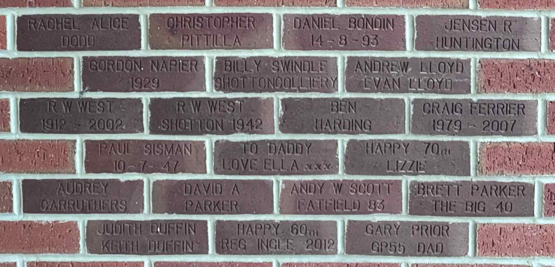 Image of brick for RACHEL ALICE DODD
