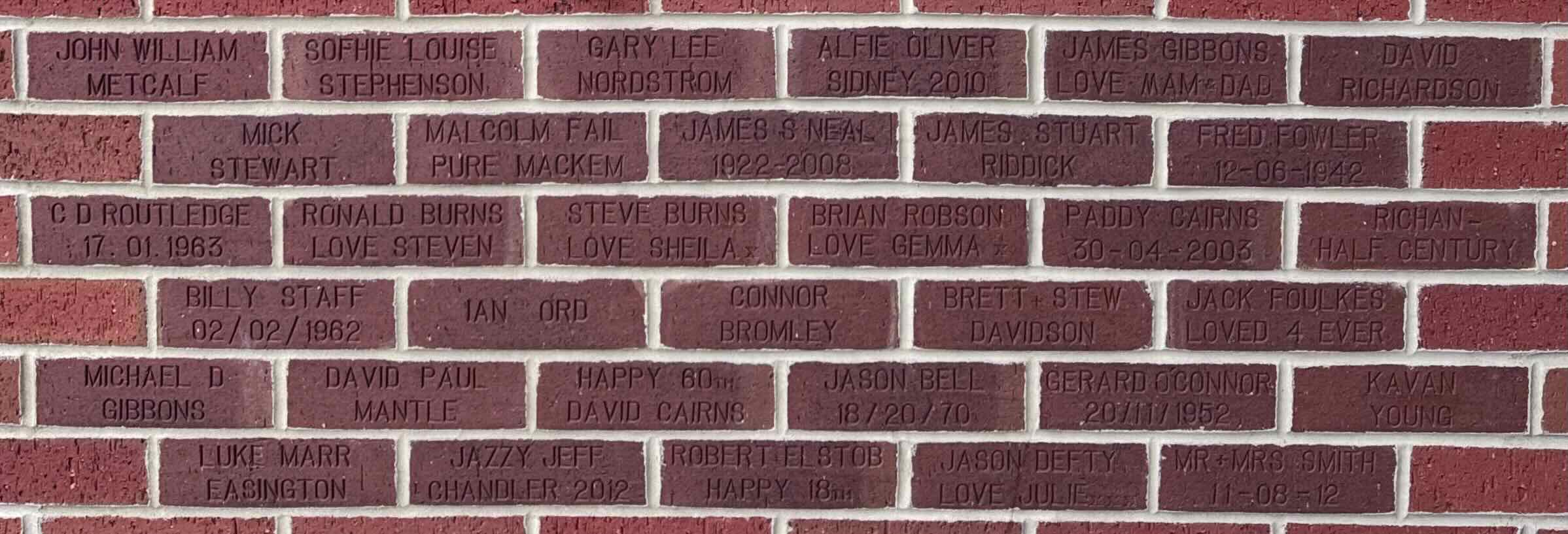 Image of brick for JAZZY JEFF CHANDLER 2012