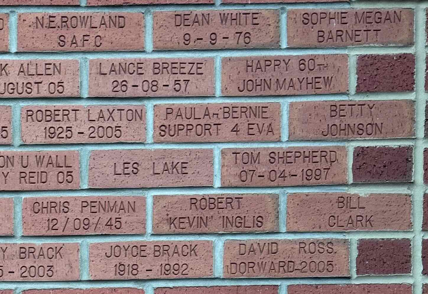 Image of brick for BETTY JOHNSON