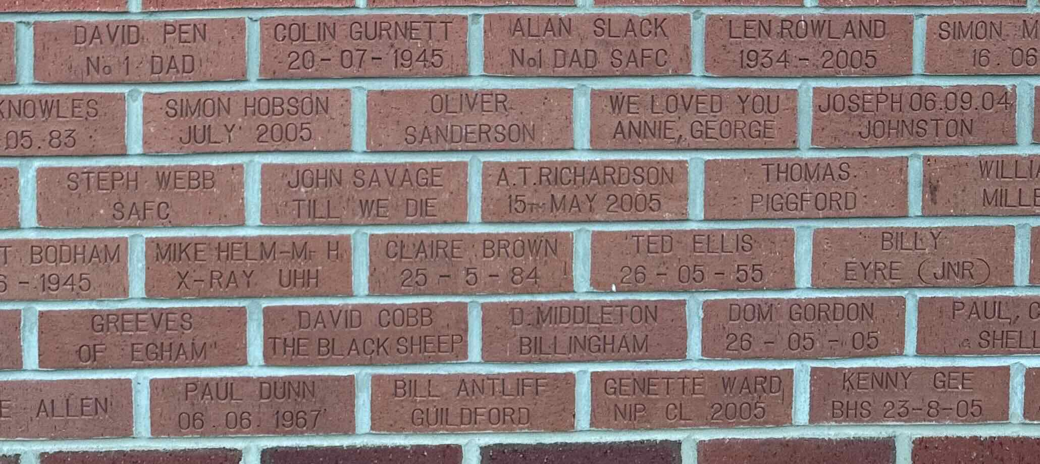 Image of brick for LEN ROWLAND 1934-2005