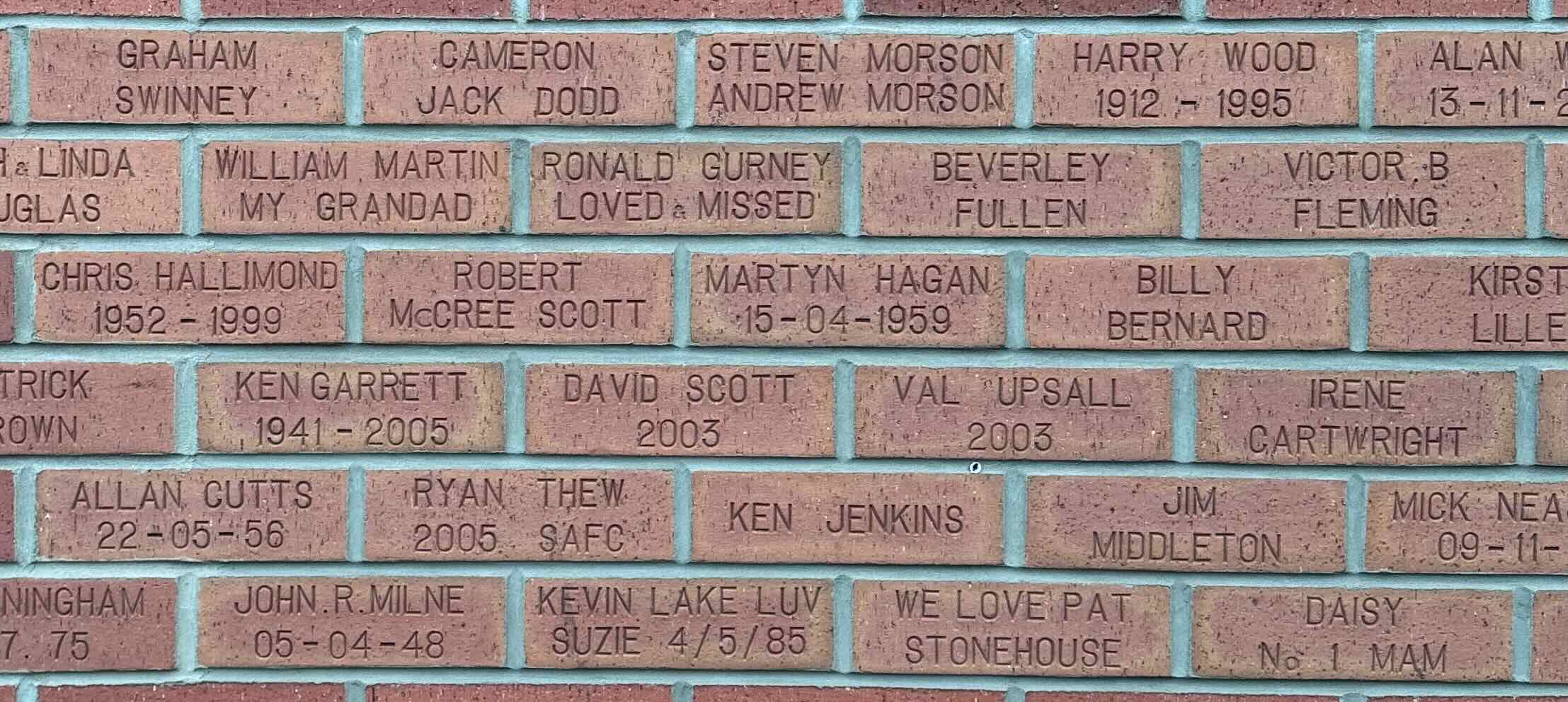 Image of brick for RONALD GURNEY LOVED & MISSED
