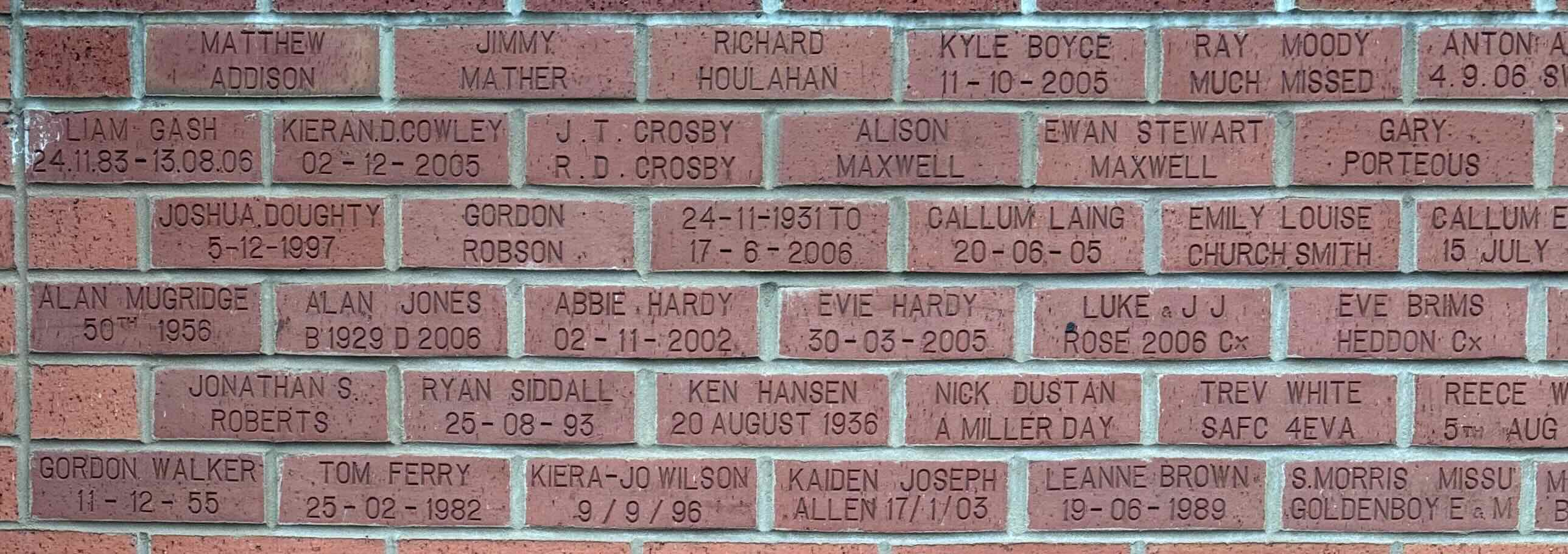 Image of brick for CALLUM LAING 20-06-05