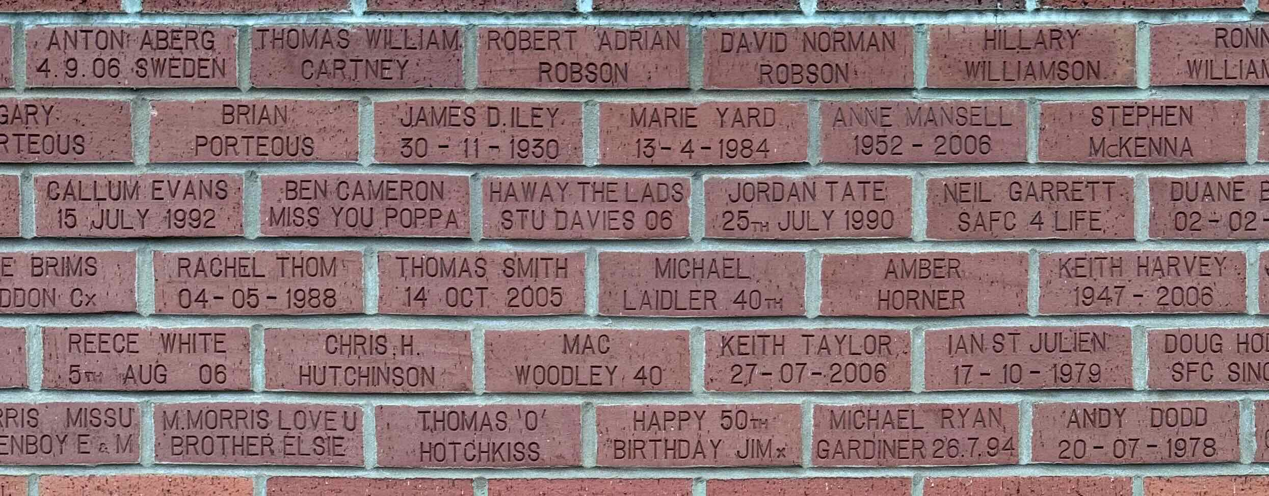 Image of brick for BEN CAMERON MISS YOU POPPA