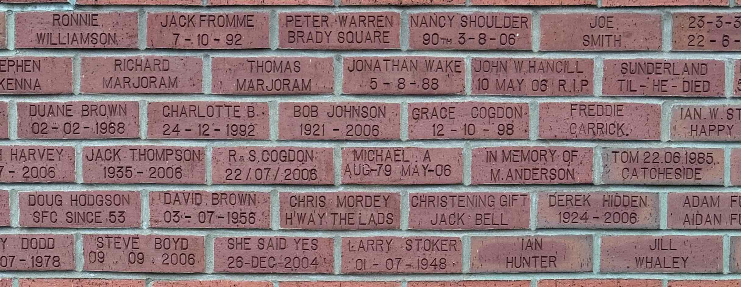 Image of brick for PETER WARREN BRADY SQUARE