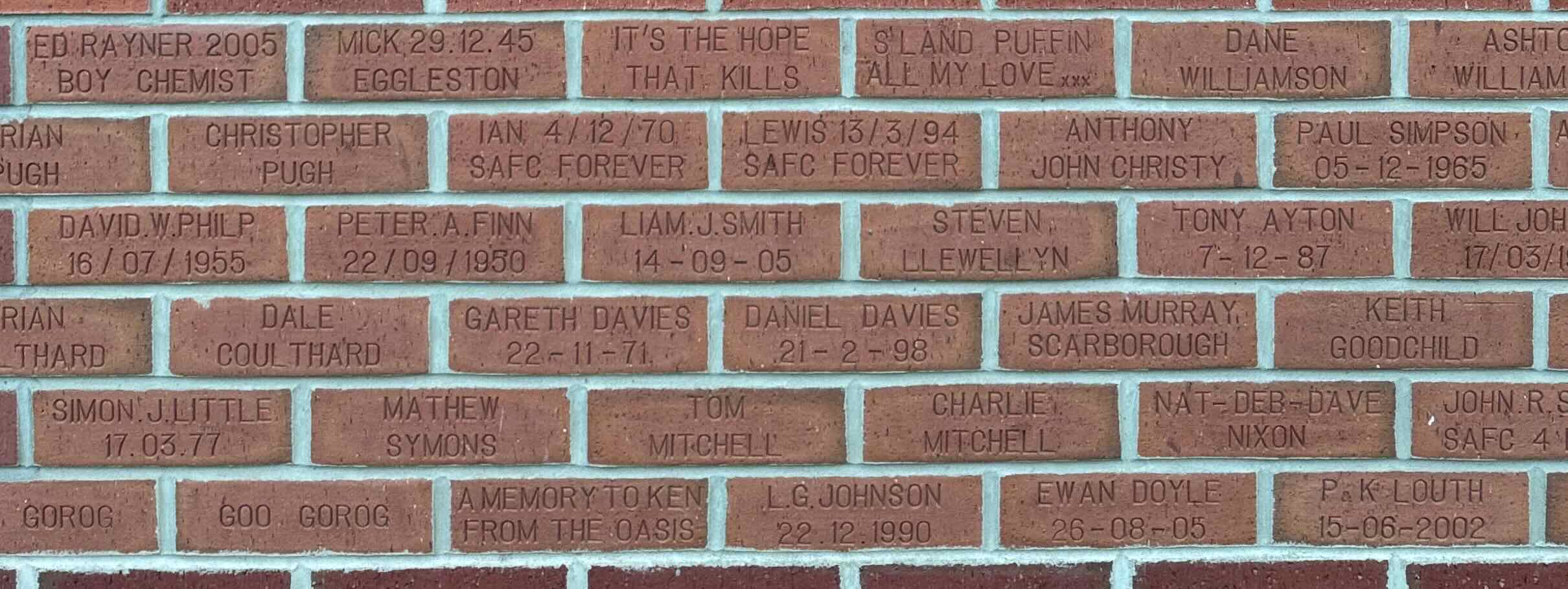 Image of brick for DANE WILLIAMSON