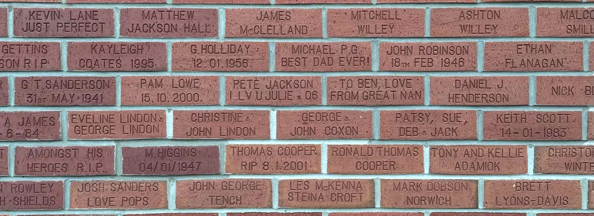 Image of brick for AMONGST HIS HEROES R.I.P.