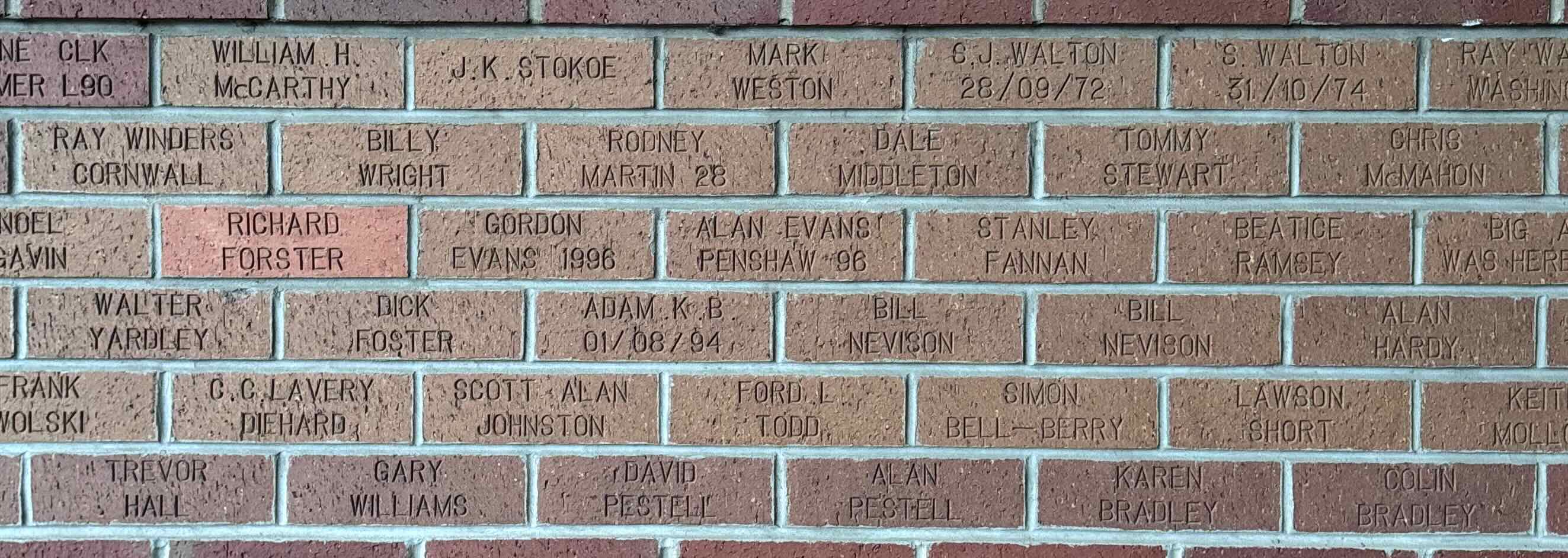 Image of brick for MARK WESTON