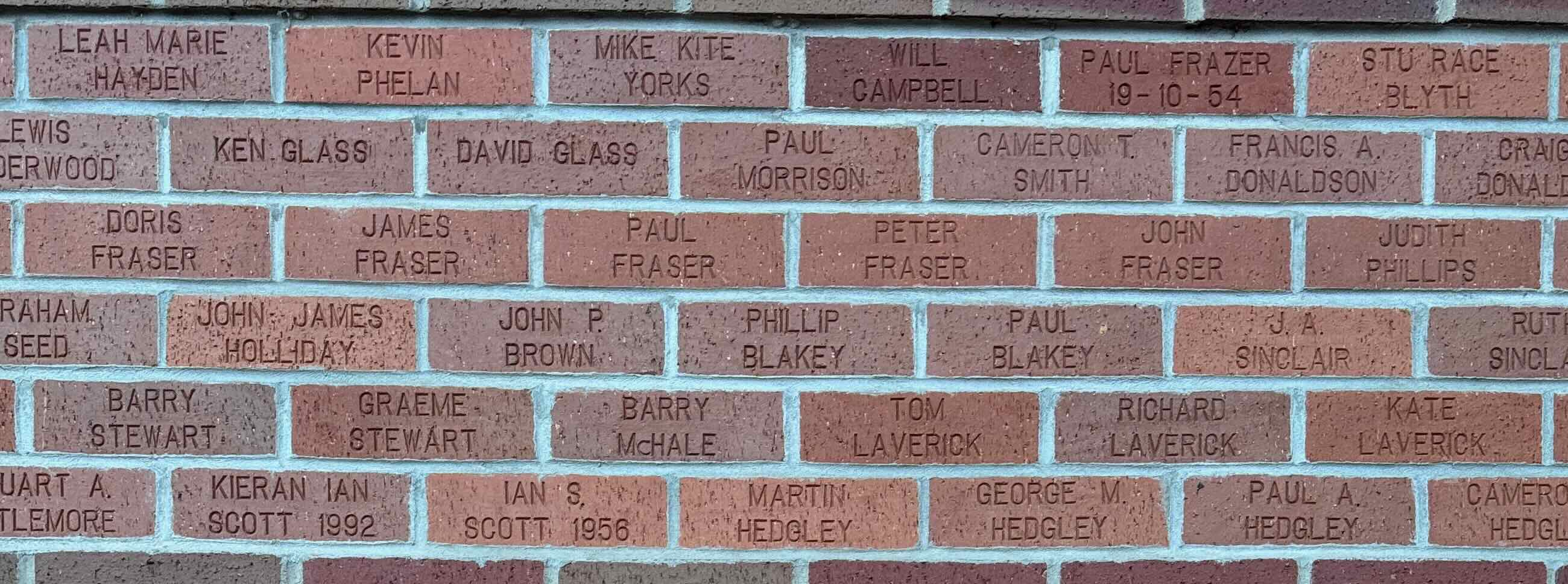 Image of brick for IAN S. SCOTT 1956