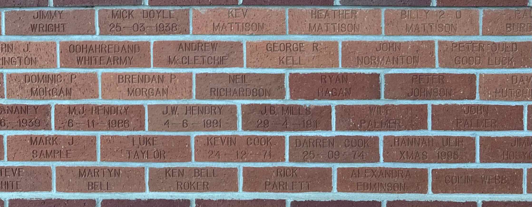 Image of brick for MICK DOYLE 25-03-1938