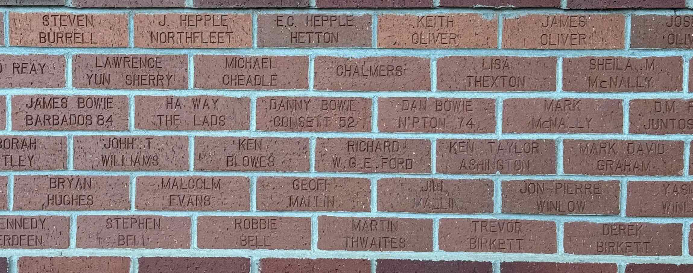 Image of brick for HA WAY THE LADS