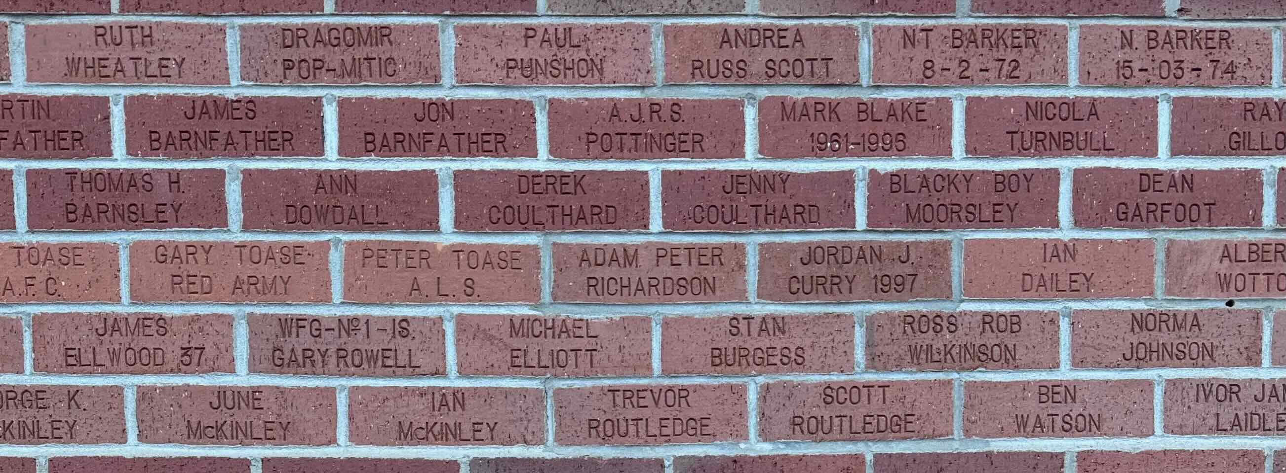 Image of brick for JON BARNFATHER