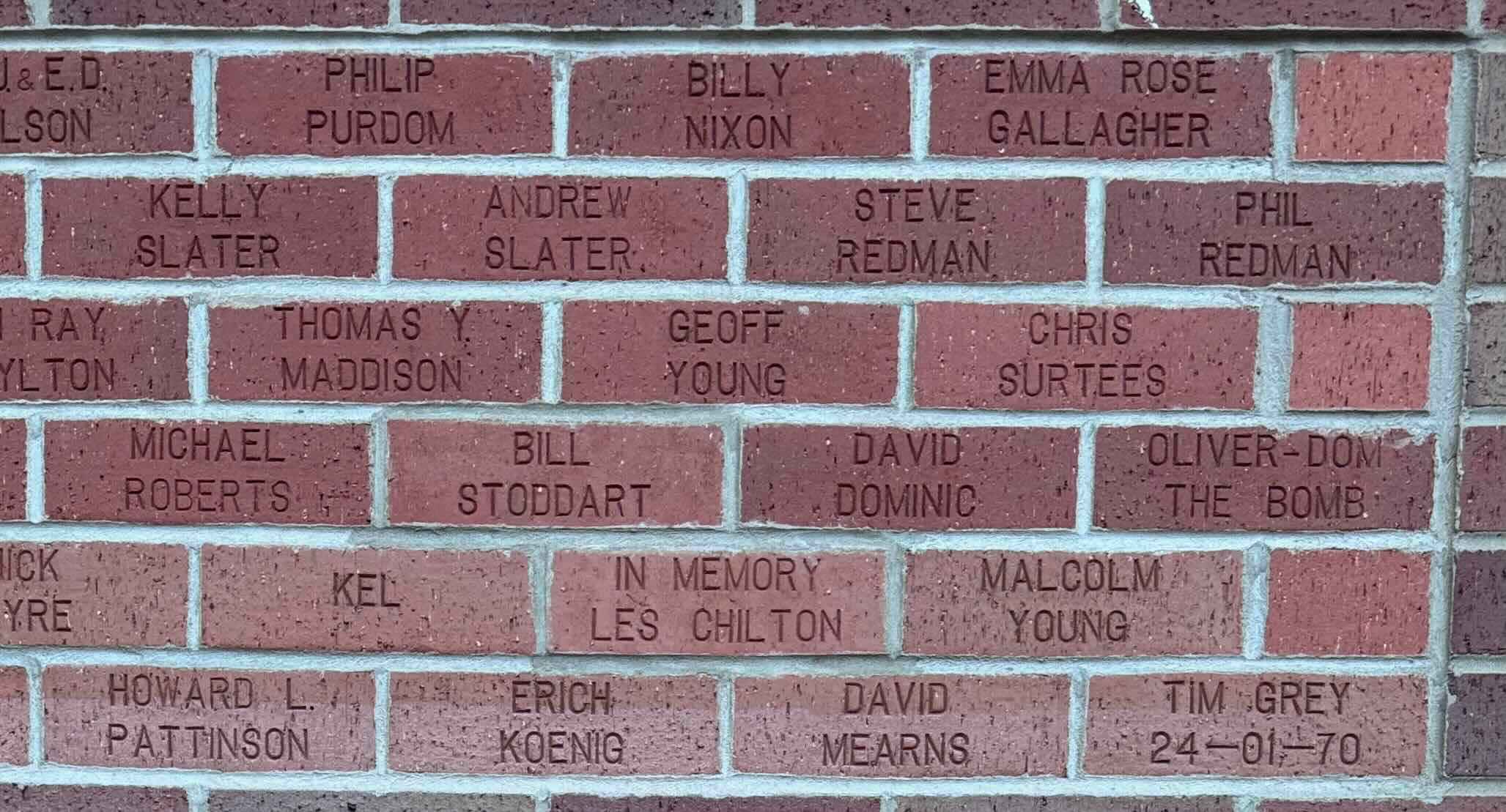 Image of brick for CHRIS SURTEES