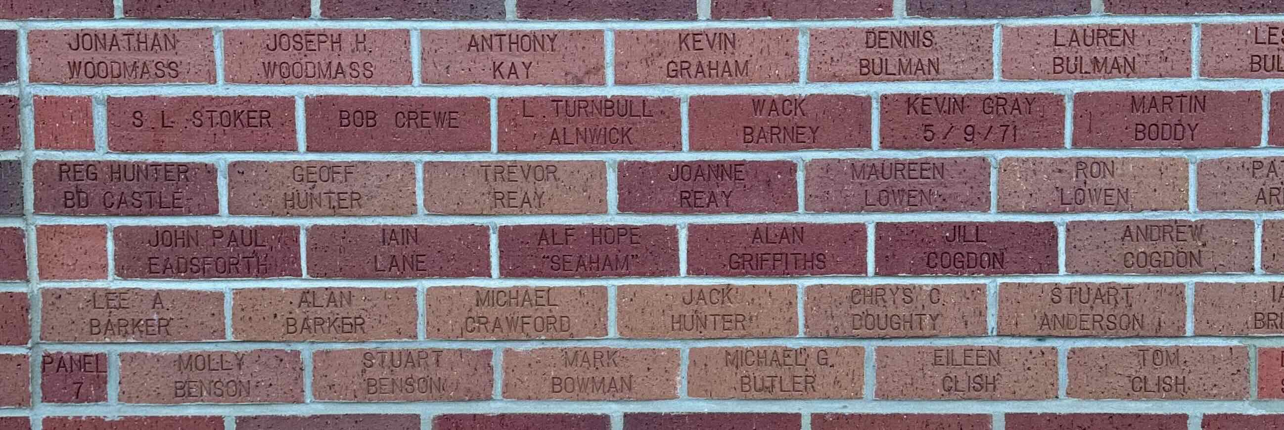 Image of brick for ALAN BARKER