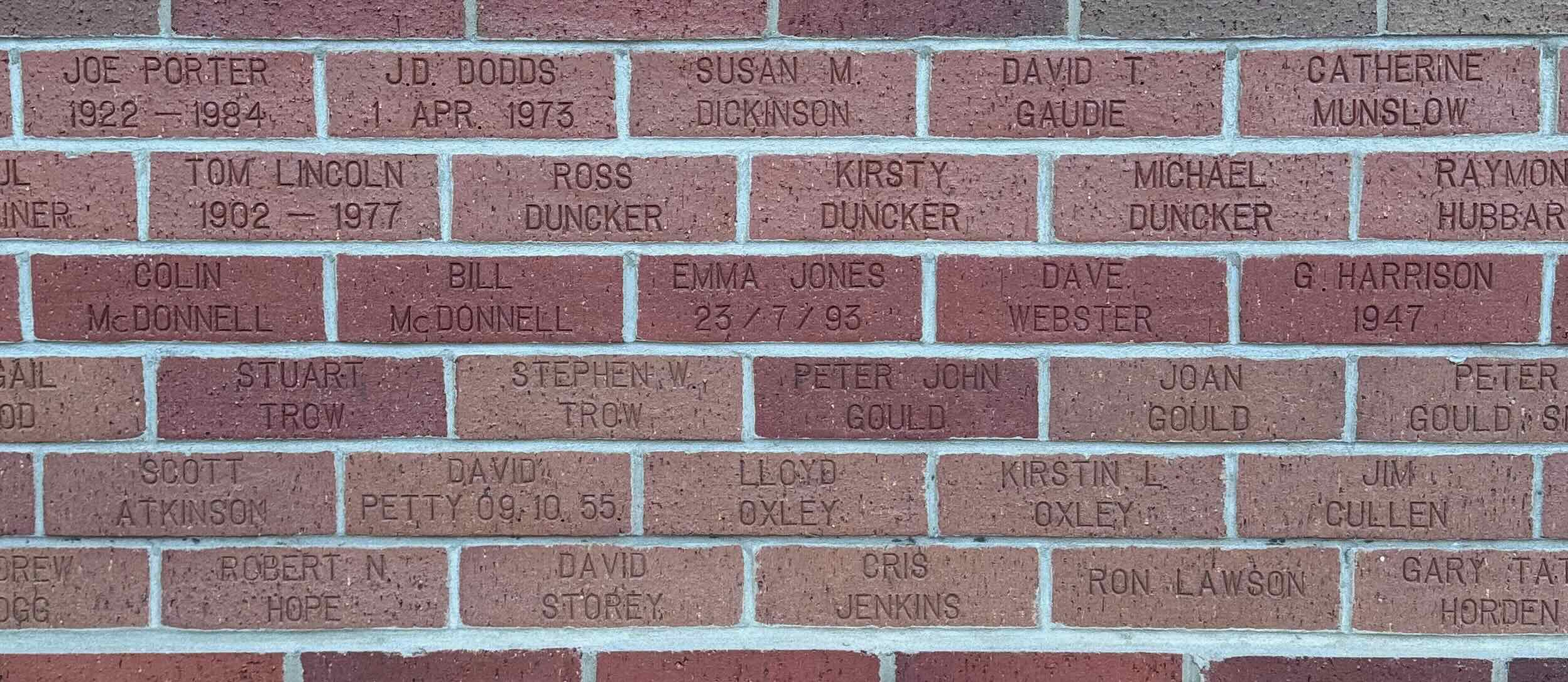 Image of brick for DAVID PETTY 09.10.55