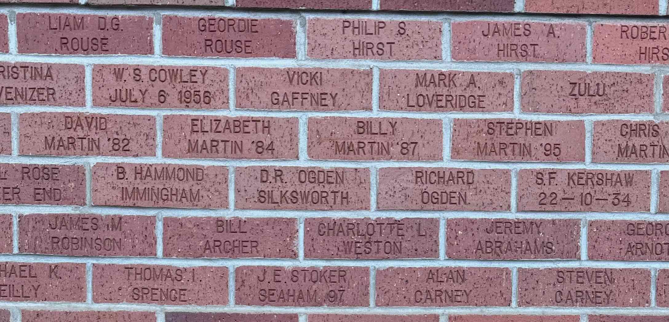 Image of brick for THOMAS I. SPENCE