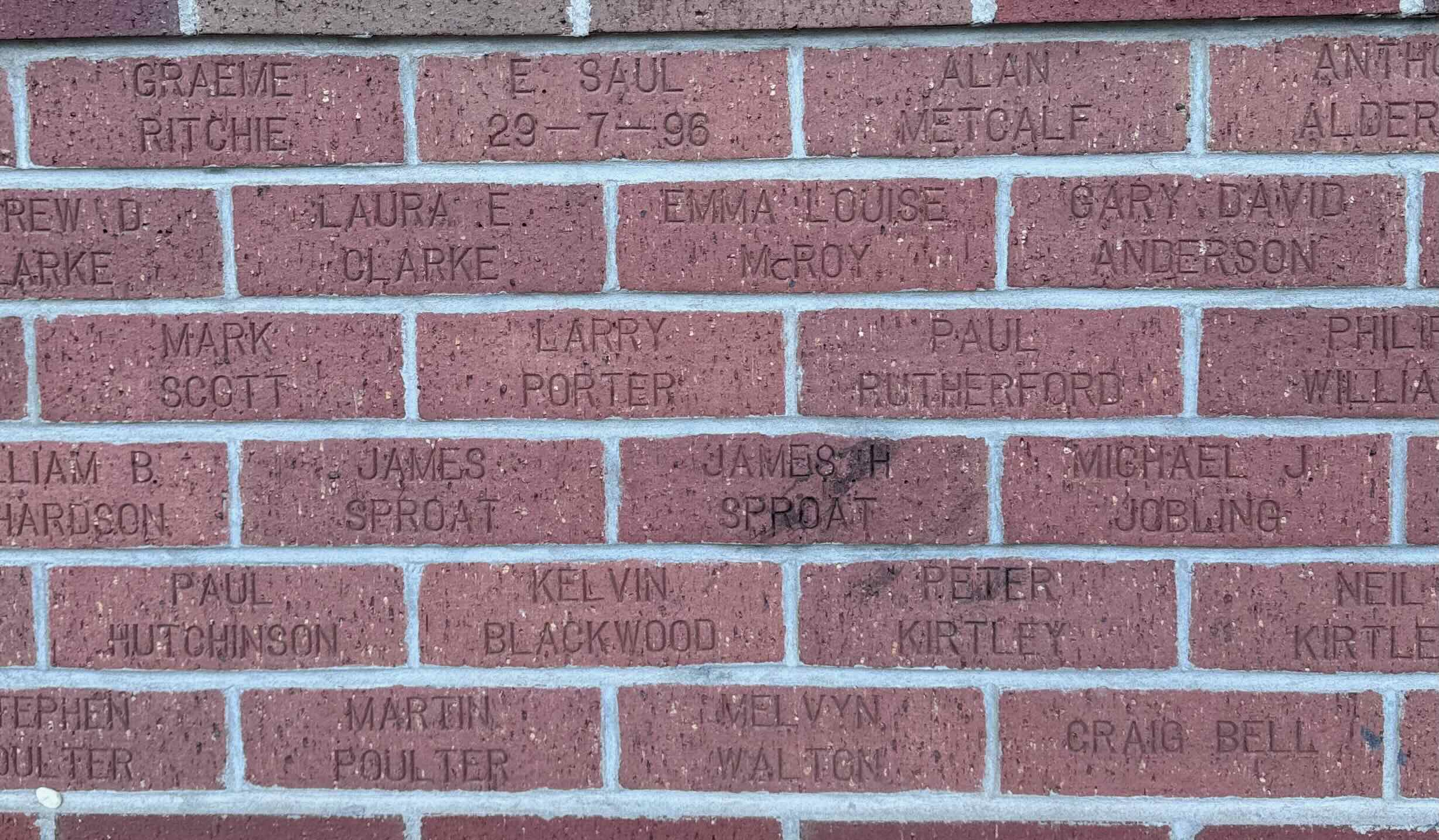Image of brick for JAMES H SPROAT