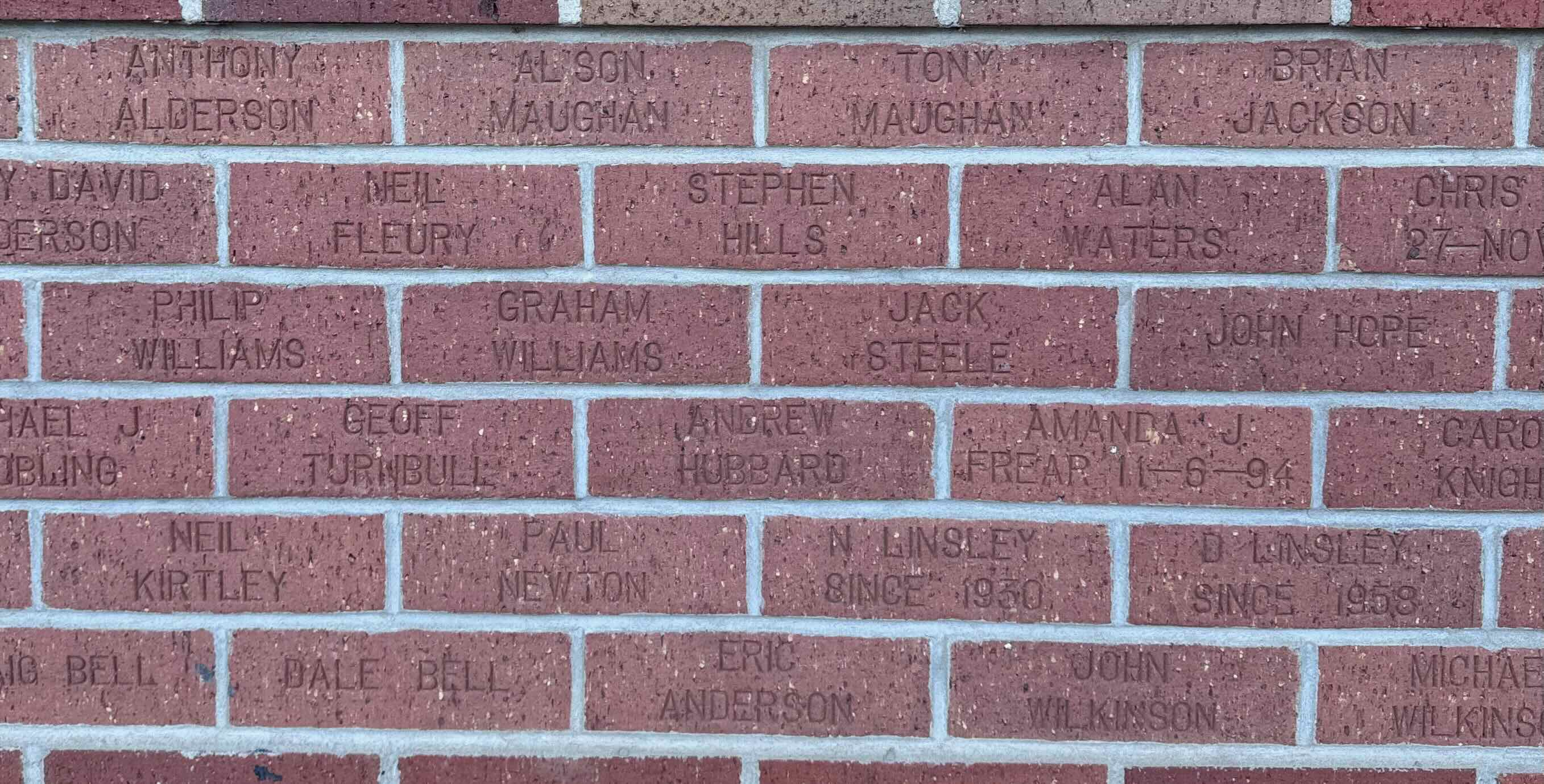 Image of brick for TONY MAUGHAN